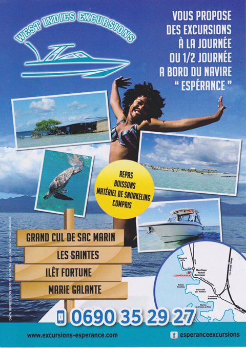 Excursion bateau visite de la Guadeloupe